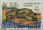 Sellos de Europa - Espa�a -  Fauna-Invertebrados-Cangrejo de rio-1979