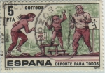 Stamps Spain -  deporte para todos-1979