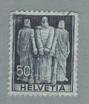 Stamps : Europe : Switzerland :  Figuras