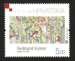 Stamps Croatia -  cuadro de ferdinad kulmer