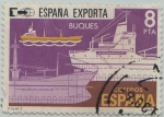 Stamps Spain -  España exporta-Buques-1980