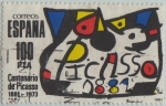 Sellos de Europa - Espa�a -  homenaje a Pablo Ruiz Picasso-1981