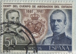 Sellos de Europa - Espa�a -  centenario del cuerpo de abogados del Estado-1981