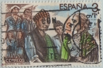 Stamps Spain -  Maestros de la zarzuela-(Gigantes y cabezudos)-1982