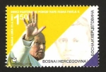 Stamps Bosnia Herzegovina -  Juan Pablo II, emisión conjunta con Serbia