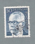 Stamps Germany -  Presidente Heinemann