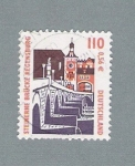 Stamps : Europe : Germany :  Steinnerne brucke regensburg