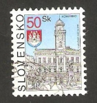 Stamps Slovakia -  vista de komarno