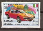 Stamps United Arab Emirates -  AUTOMÓVIL