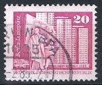 Sellos de Europa - Alemania -  DDR-Plaza de Lenin, Berln ( pequeño)