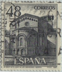 Sellos de Europa - Espa�a -  Turismo-Monasterio de san Juan de los abadeses-Gerona-1987