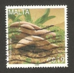 Stamps Malta -  champiñón, pleurotus eryngii