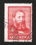 Stamps Argentina -  josé hernández, poeta, político y periodista