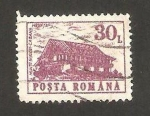 Stamps Romania -  albergue miorita en monte bucegi