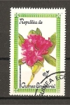 Sellos de Africa - Guinea Ecuatorial -  flores.