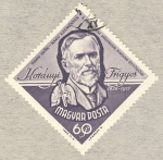 Stamps Hungary -  Koranyi Frigyes  1828-1913