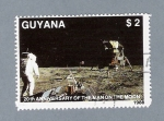 Sellos de America - Guyana -  20  th Anniversary of the Manon the Moon