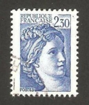 Sellos de Europa - Francia -  2156 - Sabine de Gandon