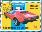 Sellos del Mundo : Africa : Guinea : De Tomaso  PANTERA GTS