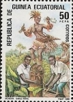 Sellos de Africa - Guinea Ecuatorial -  Bailes y Danzas Típicas - Baile Fang