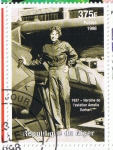 Stamps Niger -  1937  Heroïne de l´aviation  Amelia Earhart