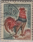 Sellos de Europa - Francia -  Gallo(de Decaris)