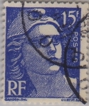 Sellos de Europa - Francia -  Mariana (de Gandon)-1951