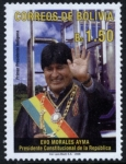 Sellos del Mundo : America : Bolivia : Evo Morales Ayma - Presidente Constitucional de Bolivia