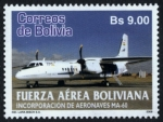 Sellos del Mundo : America : Bolivia : Incorporacion de Avisones a la Fuerza Aerea Boliviana