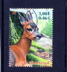 Stamps France -  cervatillo