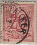 Sellos de Europa - B�lgica -  Leon heraldico-de 1951 a 1980