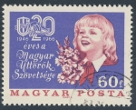 Stamps : Europe : Hungary :  20 aniversario eves a Magyar Yttorok Szovetsege