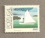 Stamps Portugal -  Azores, barcos típicos