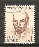 Sellos del Mundo : Europa : Checoslovaquia : 110 aniversario del nacimiento de Lenin.