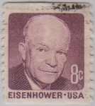 Sellos de America - Estados Unidos -  Eisenhower