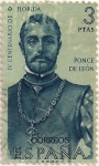 Sellos de Europa - Espa�a -  1304, Ponce de leon