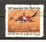 Sellos de Asia - Vietnam -  Propaganda Militar.