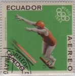 Sellos de America - Ecuador -  mexico 1968