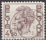 Sellos de Europa - B�lgica -  Belgica 1974 Scott 754 Sello Rey Balduino 4,50Fr usado