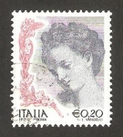 Stamps Italy -  la mujer en el arte, diana