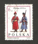 Stamps Poland -  tropas de juan III sobieski, infantería