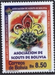 Sellos del Mundo : America : Bolivia : 100 años del movimiento Scout