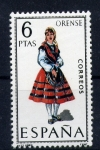 Stamps Spain -  serie- Trajes regionales