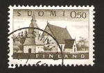 Stamps Europe - Finland -  Iglesia de Lammi