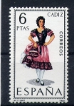 Stamps Spain -  serie- Trajes regionales