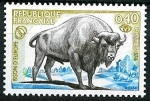 Stamps France -   Bisonte de Europa