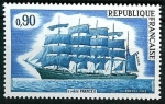 Stamps France -   Cinco mástiles