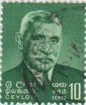 Stamps Sri Lanka -  Stephen Senanayake(1884-1952)