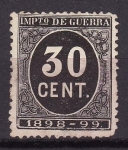 Stamps : Europe : Spain :  Cifras. Impuesto de guerra