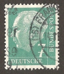 Stamps Germany -  Theodor Heuss